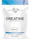 Muscle Feast Creapure Creatine Monohydrate Powder, Vegan Keto Friendly Gluten-Free, Mass Gainer, Muscle Recovery Supplement and Trusted Creatine for Muscle Growth, Creatine Powder, Unflavored, 500g