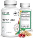 Chewable Vitamin B-12 1000 Mcg | Sağlıklı Beyin Fonksiyonu & Memory | Cherry-Flavored B12 Mecobalamin Supplement for Hair, Skin & Nails - 100 Tablet
