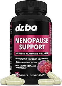 Kadınlar Destek Pilleri için Menopause Supplements - Doğal Menopause Relief for Hot Flashes, Night Sweats & Mood Swings with Dong Quai, Chasteberry & Black Cohosh - Kadınlar için Hormon Dengesi