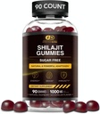 EFFECTIVE NUTRA Shilajit Gummies 1000 mg | Pure Shilajit Machinery for Energy, Brain & Immunity | Supplement for Men & Women | Sugar-Free, Vegan, Gluten-Free | Natural Berry Flavor, Made in USA (90ct)