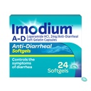 Imodium A-D Fast-Acting Anti-Diarrheal Softgels, Loperamid HCl 2 mg, Travel Essential Diarrhea Relief Medicine for Yetişkinler, 24 Count, Anti Diarrhea Pills, 12+, Swallow