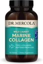 Dr. Mercola Wild Caught Marine Collagen, 30 Servings (90 Tablets), τύπου I Collagen Peptides, Συμπλήρωμα διατροφής, προάγει τη νεανική εμφάνιση, μη GMO, MSC Certified