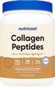 Nutricost Collagen Peptides Powder (Chocolate Peanut Butter Flavored) 1 LB - Grass-Fed Collagen Hydrolysate, Gluten-Free