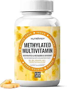 Erkekler Kadınlar için Çokvitamin - 5MTHF Riboflavin Vitamin B2 B6 B12 B Kompleksi Tri Metilglycine Metil L Metilfolate Capsules Supplement