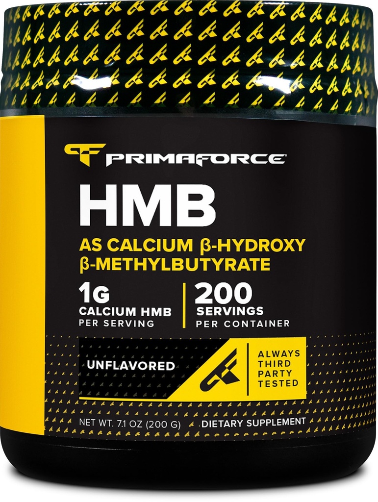 Primaforce HMB Supplement Toz (200g) (Unflavored) - Pureuba Beta-Hydroxy Beta-Methylbutrate