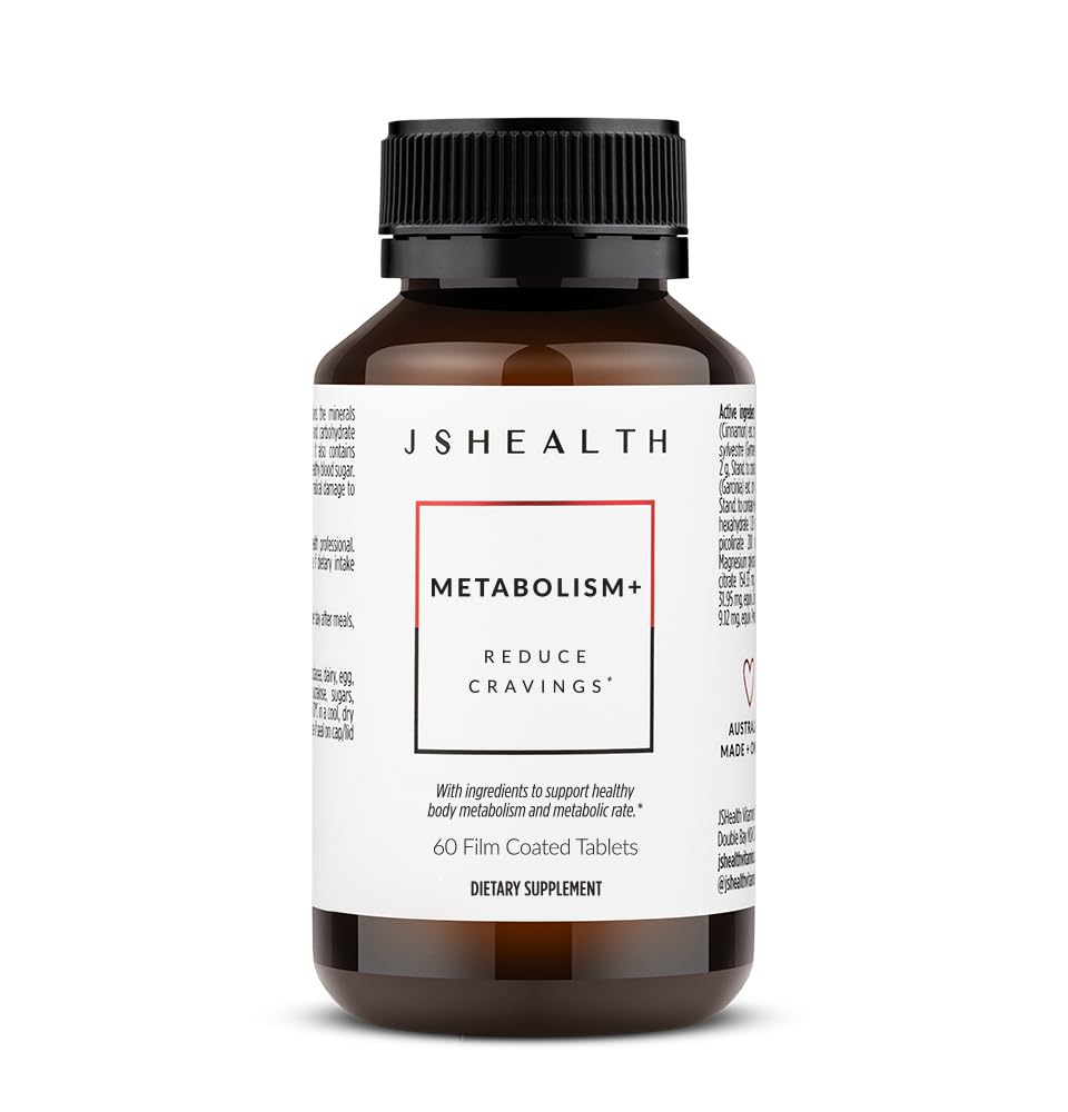 JSHealth Βιταμίνες, Μεταβολισμός+ Φόρμουλα, Υγιεινή Φυσική Ενέργεια Υποστήριξη, Μεταβολισμός συμπλήρωμα συντήρησης (60 κάψουλες)