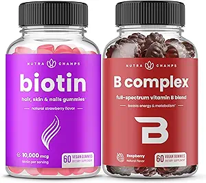 NutraChamps Biotin & B Complex Gummies