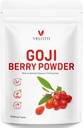 Goji Berry Toz, Cover 10:1 Pure Cut Berry Herbal Türlü Göz Sağlığı, Doğal Vitamin C Antioksi, Non-GMO, Gluten-Free, Sulfate Free, 1lb (16Oz)