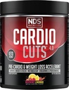 NDS Beslenme 4.0 Pre Workout Supplement - Gelişmiş Kilo kaybı ve Pre Cardio Formula ile L-Carnitine, CLA, MCTs, L-Glutamine ve Safflower Oil - Razz Lemonade (40 Hizmet)