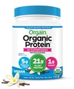 Orgain Organic Vegan proteini + 50 Superfoods Toz, Vanilla Bean - 21g Plantive Protein, 8g Prebiyotik Fiber, No Lactose Malzemeler, Gluten Free, No Eklenmiş Şeker, 1.12 lb (Pazaraj Vary)