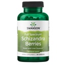 Swanson Full Spectrum Schizandra μούρες - συμπλήρωμα βοτάνων που προωθεί το στρες Υποστήριξη & την υγεία του ήπατος - Βοηθά το εύκολο σώμα και το μυαλό w/Φυσικά συστατικά - (90 κάψουλες, 525mg το καθένα)