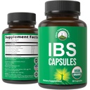 USDA Organik IBS Capsules for Relief, Ingestion, Bloating, Gas. Irritable Bowel Supplement with 5 Handpicked Organic Materialss. Peppermint Oil, Sea Buckthorn, Fennel Tohum, Rosemary Leaf, Basil Leaf