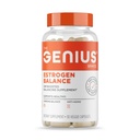 Genius Estrogen Balance, Dim Supplement - Erkekler ve Kadınlar için Bloker - Hormonlar, Hormonlar, Hormonal Acne & Menopause - Aromatase Inhibitor with Grape Tohum Ekstraksiyon & BioPerine - 30 Capsules