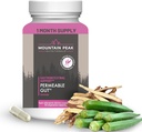Dağ Peak Nutritionals Permeable Gut Formula - Stomach & Intestinal Lining - Leaky Gut & Gastro Support Supplement - Hipoallergenic Diyetary Supplement (90 Vegetarian Capsules)