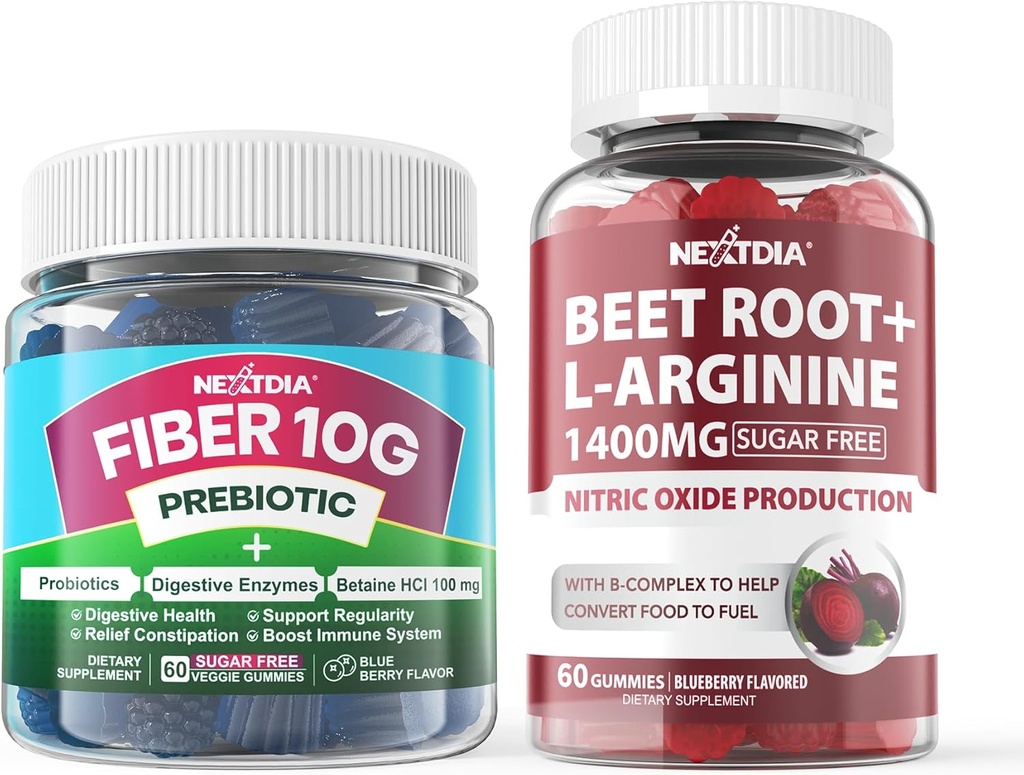 Ίνες Gummies για ενήλικες + Beet Root Gummies