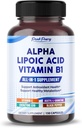 B1 ile Alfa Lipoic Asit - Antioksit Sağlık ve Sağlıklı Metabolism - Vitamin C, Acetyl-L-Carnitine, CoQ10 - ABD'de Gerçekleştirilmiş 150 Capsules
