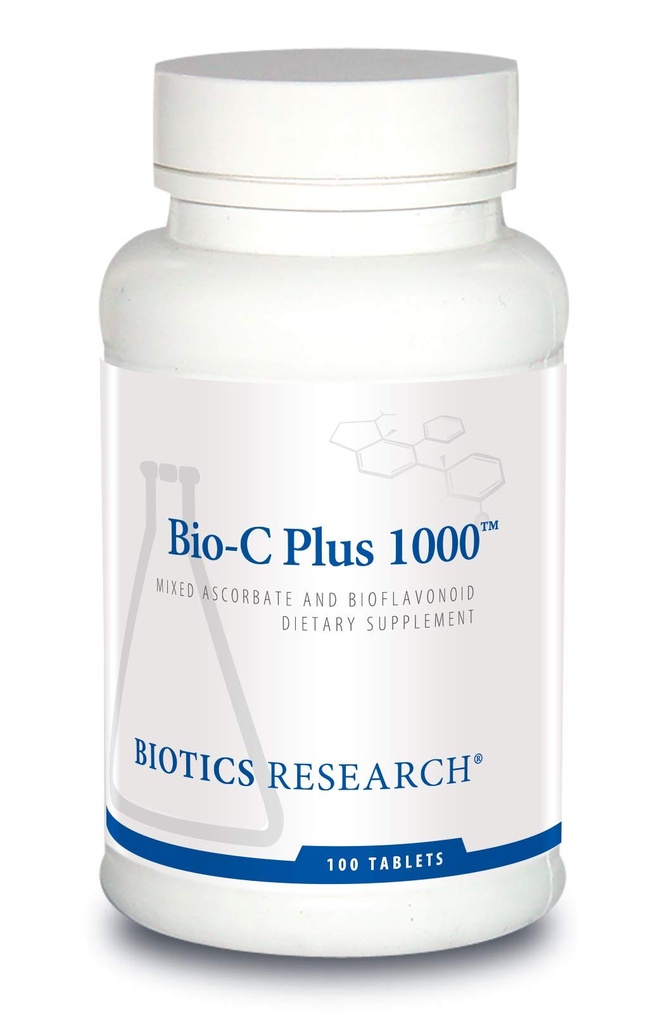 Biotics Research Bio C Plus 1000 Antioksi, Yüksek Potency, Bioflavonoyaklar, Sağlıklı Immune Response, Collagen, Sağlıklı Skin, Cartilage ve Ortak Destek 100 Tablet