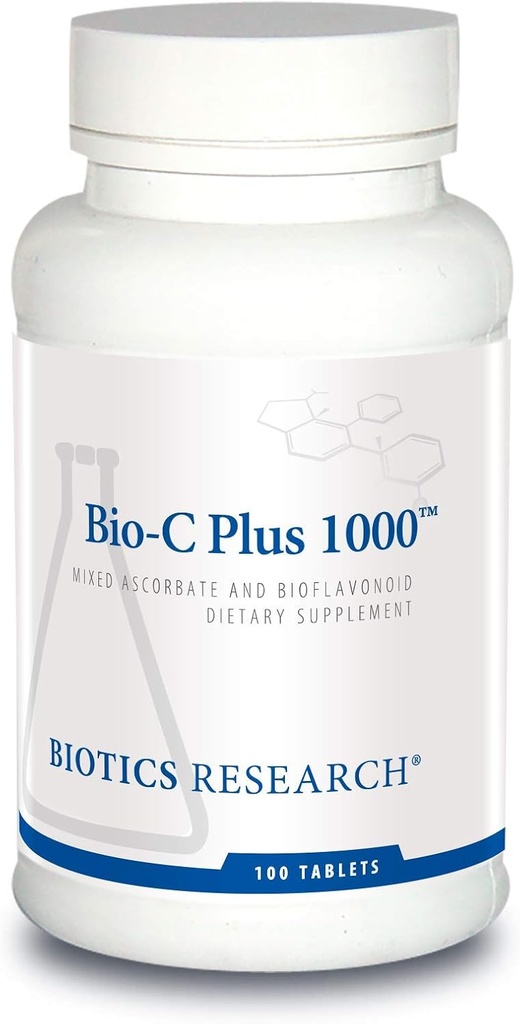 Biotics Research Bio C Plus 1000 Antioksi, Yüksek Potency, Bioflavonoyaklar, Sağlıklı Immune Response, Collagen, Sağlıklı Skin, Cartilage ve Ortak Destek 100 Tablet