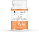 Super Natural Ultra Omega Fish Oil - Omega 3 Fatty-Acids EPA DHA - Beyin Artan Fonksiyonlar, Nerve ve Eye Health 1200 mg /720 Omega-3-60 Capsules