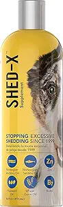 Shed-X Sıvı Köpek Tamamı, 16oz -% 100 Doğal - Temel Şişmanlık Asitleri, Vitaminler ve Mineraller için Balık Yağı Sağlamak Yardım