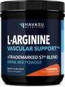 L-αργινίνη σκόνη - Nitric Oxide συμπλήρωμα για άνδρες και γυναίκες με L-Citrulline και Beet Root - Προ και μετά την προπόνηση υποστήριξη για την αντοχή και την αποκατάσταση - Tangerine Flavor, 1 μήνα προσφοράς (30 Scoops)