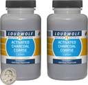 Aktif Charcoal / 8 Ounces / 2 Şişeler /% 100 Pure Food Grade/Granated