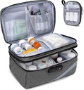 Trunab Medicine Storage Bag, Kombinasyon Kilit, Lockable Pill Şişe Organizer, Seyahat İlaçları Tıp Kutusu, Prescription, Vitamins,Supplements veya Tıbbi Malzeme Tankı