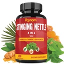 Nettle Extract Capsules - 4in1 Boswellia, Turmeric & Saw Palmetto - 5 Ay için 150 Sayı - Ortak, Vücut Yönetimi, Cilt, Saç ve Immunity