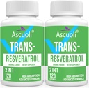 Sublingual Trans-Resveratrol Yükseklik% 99, 3in-1 Gelişmiş Formula Resveratrol Tamamı için NAD+, Immune & Energy Support, Anti-Aging, Skin Health & Antioksi, 240 Lozenge (240-Day Supply)