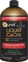 Qunol Liquid CoQ10 100mg, Superior Απορρόφηση Φυσικό συμπλήρωμα Form of Coenzyme Q10, Αντιοξειδωτικό για την υγεία της καρδιάς, Πορτοκαλί ανανάς Γεύση, 60 μερίδες, 20,3 oz Μπουκάλι
