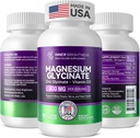 Magnezyum Glycinate - Magnezyum Supplement with çinko & Vitamin D3 for Immune, Bone & Muscle Support and Heart Health - Non-GMO, Gluten-Free, Gentle on Stomach - 90 Vegetarian Capsules