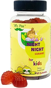 Çocuklar için Melatonin Gummies | 60 Gummies | 2 Ay Malzemeler | Tutku Meyvesi Flavor | Doğal Çocuklar Uyku Tamam | 4+ Years, Melatonin Gummies Kids, Supplement for Faster and Longer Sleep