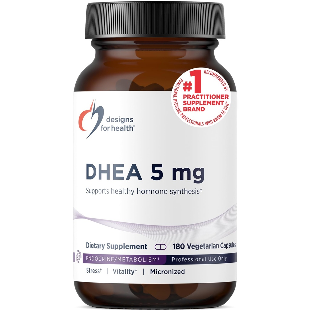 Σχέδια για την υγεία DHEA 5mg - DHEA συμπλήρωμα για άνδρες + γυναίκες - συμπλήρωμα για να βοηθήσει την υποστήριξη υγιή γήρανση, μυϊκή ακεραιότητα, ενέργεια + ορμονική σύνθεση - μη ΓΤΟ (180 κάψουλες)