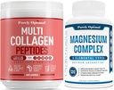 Safly Optimal Premium Multi Collagen Toz + Premium Magnezyum Kompleksi - Magnezyum Citrate, Malate, Muscle Relaxation - 120 caps