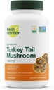 Taze Beslenme Organik Türkiye Tail Mushroom Extract Supplement - Beta Glucans - Non-GMO, Vegan Dostu, Gluten-Free - 90 Capsules
