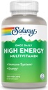 SOLARAY υψηλής ενέργειας πολυβιταμίνη, χωρίς σίδηρο, 1/ημέρα, Timed-Release Formula, πλήρη βάση τροφίμων & βότανα 120 VegCaps