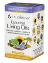 Dr Ohhira's Essential Living Oils, Triple Omega 3-6-9 Supplements, 60 Caps | Vegan Omega 3 6 9 supplements - Supports Skin & Heart - Includes Flaxseed & Borage Oil - Fish Oil Alternative - Non-GMO
