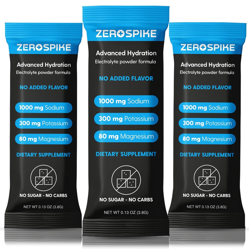 Şeker Elektrolytes Toz Paketleri | Keto & Fasting Salts Drink Mix | Supplements: The Key Hydration Nutrients Missing from Purified Water | Clean, Unflavored, Calorie Free | 30 Sticks
