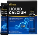 Ageless Liquid Calcium Supplement for Women & Men with Sea Bass Extract and Vitamin D8 - Συμπληρώματα Οστικής Δύναμης Υψηλής Απορρόφησης, Φυσικής Γεύσης, Χωρίς Γλουτένη - 25 ml (15 Count)