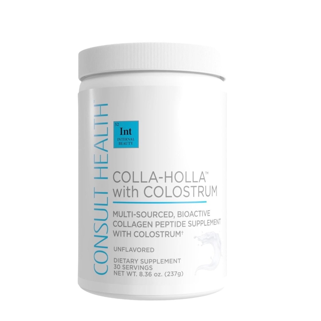 Sağlık Colla Holla- Multi-Kaynaklanmış Collagen Datasol Protein Tozu Cilt Elastikliği için Colostrum, Wrinkle Azımı, Sağlıklı Saç ve Ortak Destek. 8.36 ozz