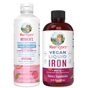 MaryRuth's Women's Multivitamin + Saç Büyüme Liposomal (Peach) & Iron Liquid (Berry) | Clean Label Project  Valid® | Supplements for Beauty, Immunity, & General Health | Vegan, Non-GMO, Gluten-Free
