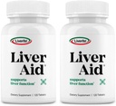 LIVERITE ηπατική βοήθεια 2-πακέτο 120 δισκία (Σύνολο 240ct) Υποστηρίζει υγιή ηπατική λειτουργία, φυσική ενέργεια και ζωτικότητα.