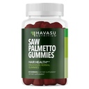 Erkekler Gummies için Palmetto - Saç Sağlığı ve Erkek Desenli Balding - 60 Kont - Scalp ve Prostate Wellness - Raspberry Flavor - Vegan, Non-GMO, 1 Ay Supply