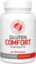 Silver Fern Gluten Comfort with Tolerase G - 1 Şişe - 60 Capsules - Digestive Enzyme Özellikle Break Down ve Digest Gluten Protein