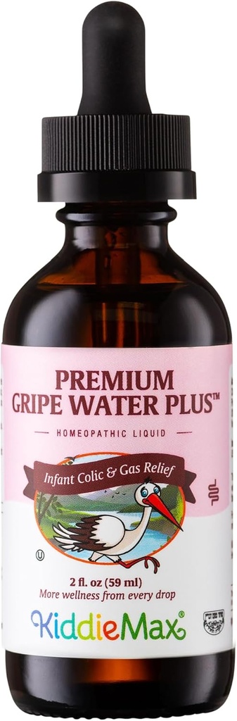 Bebekler için Maxi Health Gripe Su – Hızlı Yasası Homeopathic Colic Calm Baby Gas Drops for Newborns – Natural Chamomile, Ginger, Peppermint & Fennel Baby Water for Hiccups (2 fl oz)