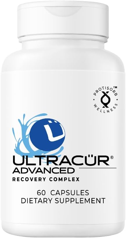 UltraCur Advanced Joint Support Supplement with High Abxia Curcumin - Ekstra Kuvvet Protisorb Sıvı Protein Scaffold - Devils Claw & Boswellia - 60 Capsules