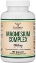Magnezyum Kompleksi Ek 180 Capsules (426 mg Elemental Magnezyum, Magnezyum Sekiz Farklı Formun 2,300 mg of Eight Farklı Forms of Magnezyum) MAG-8, Magnezyum'un %100 Günlük Önerilen Değerini Çift Wood