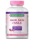 Nature's Bounty Hair Skin and Nails 5000 mcg of Biotin - 250 Kaplamalı Tabletler Ekstra Kuvvetler