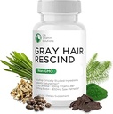 DR Vitamin Solutions Gray Hair Rescind with Catalase - Antiaging Hair, Skin and Nails Vitamins, Pantothenic Acid, Folic Acid 400mcg, Biotin 300mcg, Saw Palmetto for Men and Women