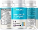 miNATURALS nöroBRAIN Kompleksi Erkekler, Kadınlar ve Yaşlılar, Vitaminler ve Bacopa, GABA, Grape Tohum, Bilberry Meyvesi Takdir ve daha fazlası...